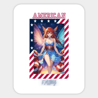 Dawn of a Nation Fairy Sticker